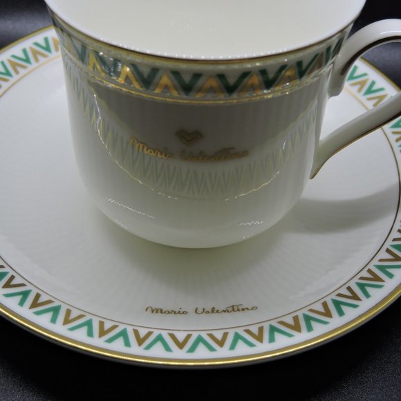 Mario Valentino - Momoyama Coffee Cup / Saucer Set (Set of 2) - Picture 3 of 9